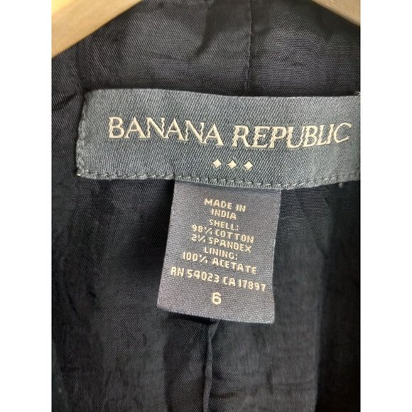 Banana Republic black jacket size 6 casual look - Picture 6 of 6